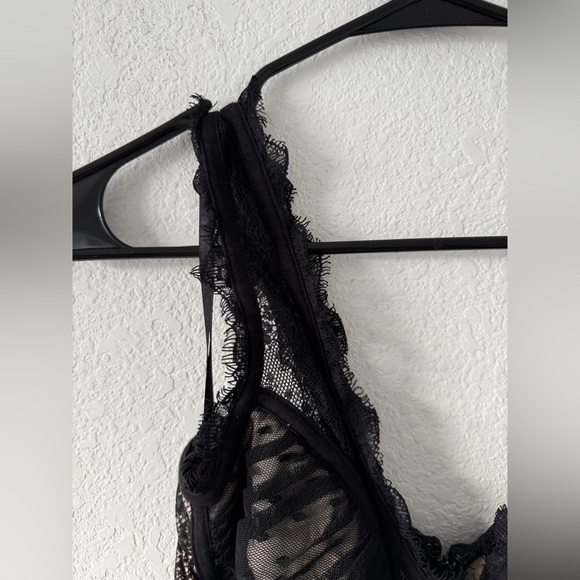 Bebe Lace Overlay Mini Dress Bodycon XS Vintage Y2K - Picture 6 of 12